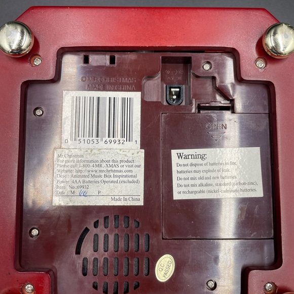 Mr. Christmas animals animated music box inspirational - Picture 11 of 11